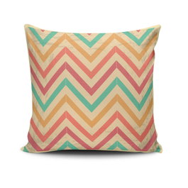 Aberto Design NKRLNT-172 Cojín de Lujo 43 x 43 cm 50% Algodón 50% Poliéster Relleno de Silicona Cremallera Oculta